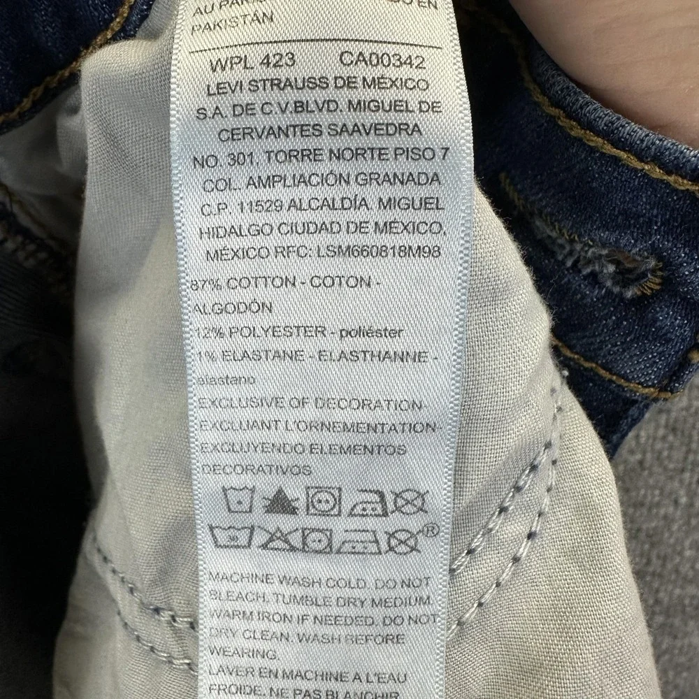 Levi's Signature 10 (30) Straight Leg High Waist Jeans - Picture 12 of 13